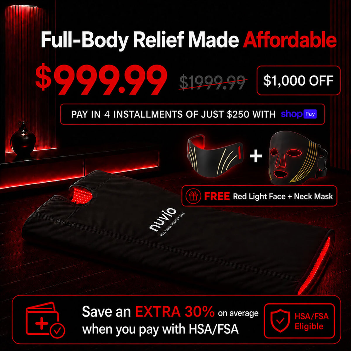 Red Light Therapy Bag