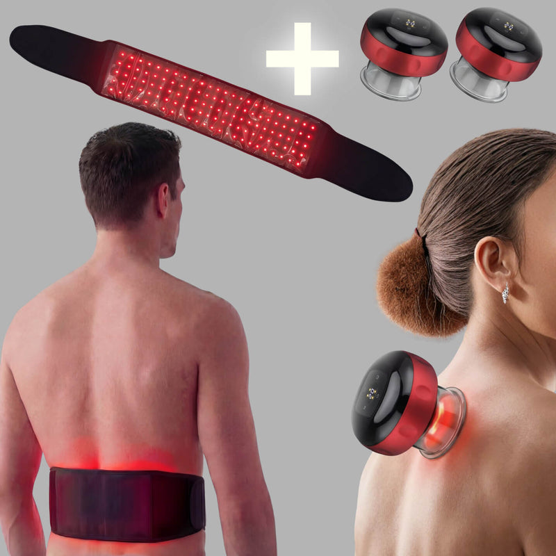 Red Light Belt + Cupping (2 Pack) Bundle
