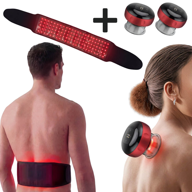Red Light Belt + Cupping (2 Pack) Bundle