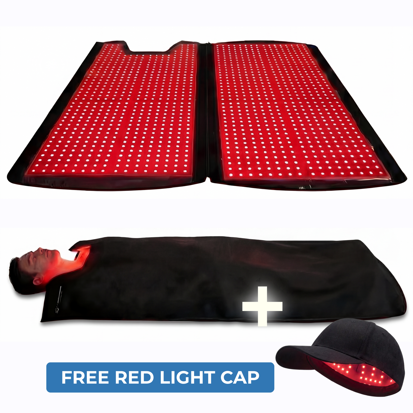 Red Light Therapy Mat + FREE Cap