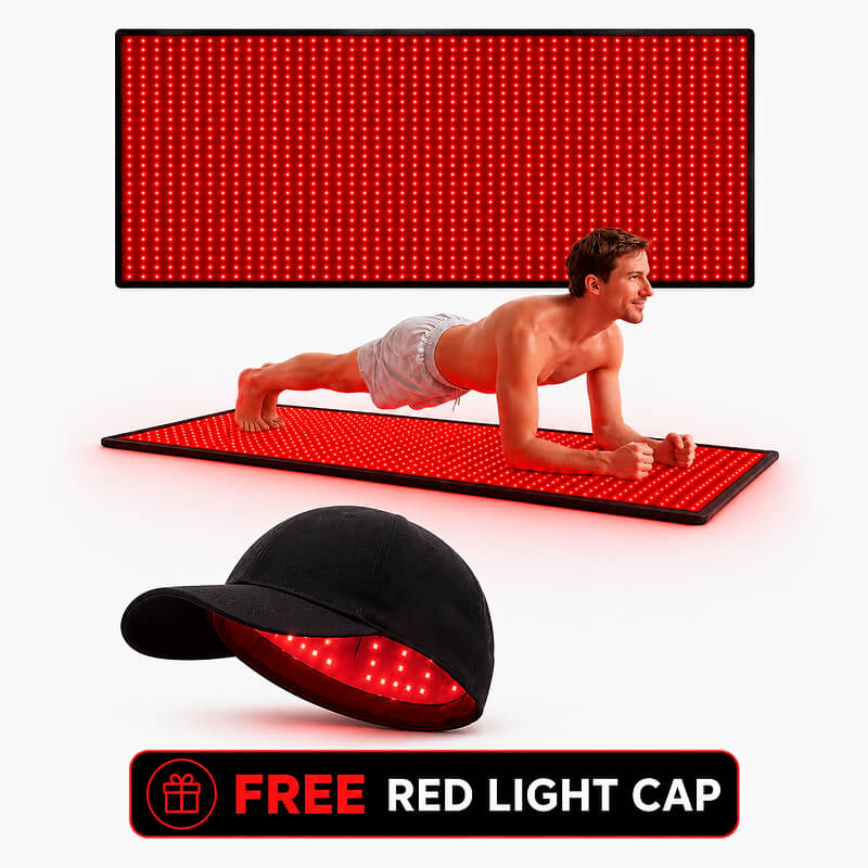 Red Light Therapy Mat + FREE Cap